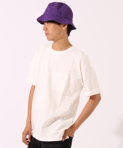 Burner(バーナー)の「【BURNER SELECT】ルーズシルエットポケットTシャツ(Tシャツ/カットソー・メンズ・杢グレー/カーキ/ピンク/ホワイト/ブラック/ベージュ/ネイビー・L/M)」の2枚目の写真