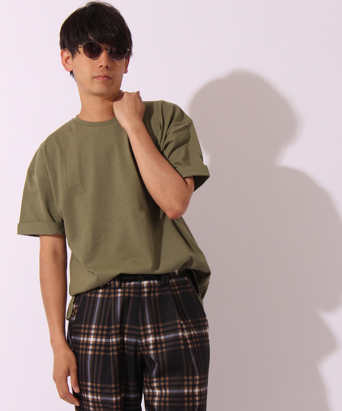 Burner(バーナー)の「【BURNER SELECT】ルーズシルエットポケットTシャツ(Tシャツ/カットソー・メンズ・杢グレー/カーキ/ピンク/ホワイト/ブラック/ベージュ/ネイビー・L/M)」の5枚目の写真