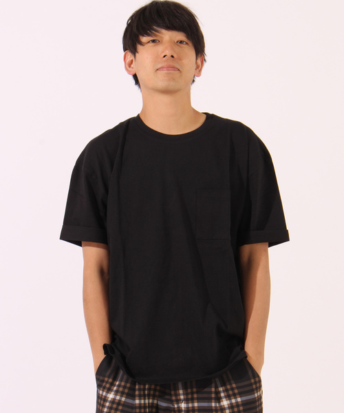 Burner(バーナー)の「【BURNER SELECT】ルーズシルエットポケットTシャツ(Tシャツ/カットソー・メンズ・杢グレー/カーキ/ピンク/ホワイト/ブラック/ベージュ/ネイビー・L/M)」の1枚目の写真