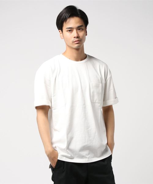 Burner(バーナー)の「【BURNER SELECT】ルーズシルエットポケットTシャツ(Tシャツ/カットソー・メンズ・杢グレー/カーキ/ピンク/ホワイト/ブラック/ベージュ/ネイビー・L/M)」の15枚目の写真