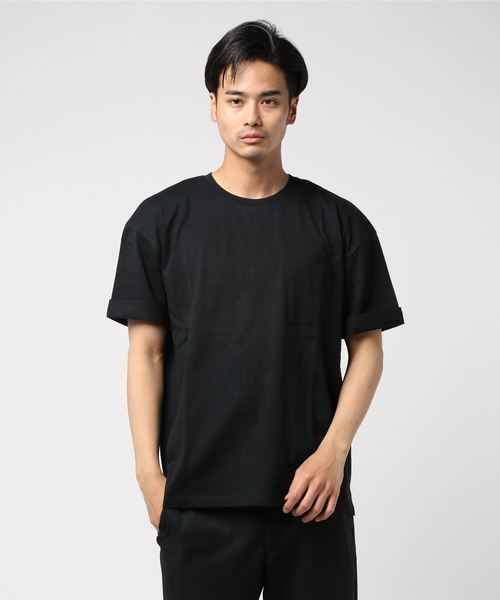 Burner(バーナー)の「【BURNER SELECT】ルーズシルエットポケットTシャツ(Tシャツ/カットソー・メンズ・杢グレー/カーキ/ピンク/ホワイト/ブラック/ベージュ/ネイビー・L/M)」の14枚目の写真