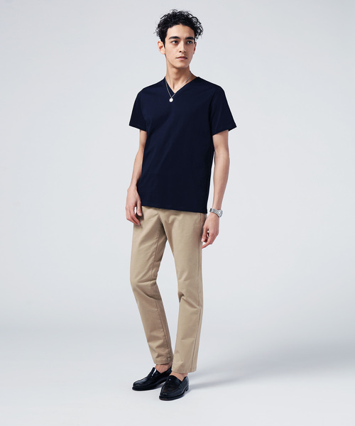 ZOZO（ゾゾ）の「VネックTシャツ［MEN］（Tシャツ/カットソー・メンズ・グレー/ブラック/ブルー/ネイビー/ホワイト/カーキ・マルチサイズ）」の11枚目の写真