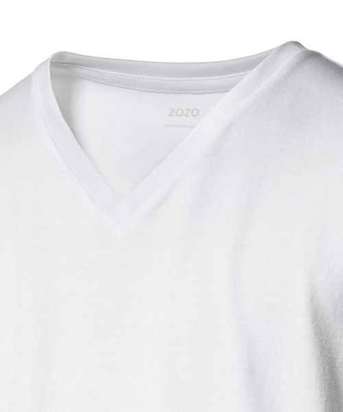 ZOZO（ゾゾ）の「VネックTシャツ［MEN］（Tシャツ/カットソー・メンズ・グレー/ブラック/ブルー/ネイビー/ホワイト/カーキ・マルチサイズ）」の20枚目の写真