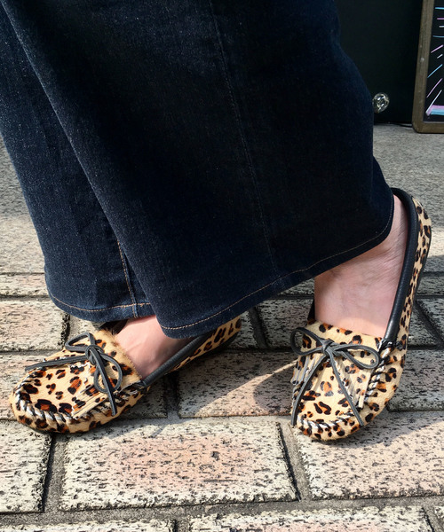 セール Minnetonka ミネトンカ 限定 Full Leopardkilty レオパードキルティ モカシン デッキシューズ Minnetonka ミネトンカ のファッション通販 Zozotown