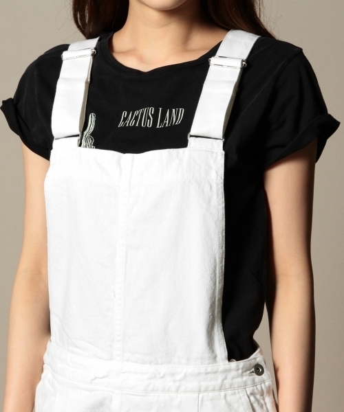 BEAUTY&YOUTH UNITED ARROWS（ビューティーアンドユースユナイテッドアローズ）の「BYBC コットンテーパードオーバーオール ◆（サロペット/オーバーオール・レディース・ホワイト/ネイビー・フリー）」の12枚目の写真