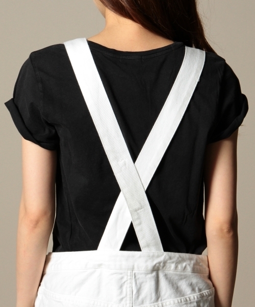 BEAUTY&YOUTH UNITED ARROWS（ビューティーアンドユースユナイテッドアローズ）の「BYBC コットンテーパードオーバーオール ◆（サロペット/オーバーオール・レディース・ホワイト/ネイビー・フリー）」の13枚目の写真