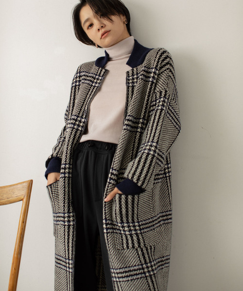 Audrey and John Wad�i�I�[�h���[�A���h�W�������b�h�j�́u�yAudrey and John Wad�z�`�F�b�N���j�b�g�R�[�g/�R�[�f�B�K���i���̑��A�E�^�[�j�v�b�l�C�r�[