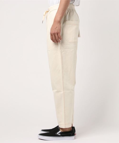 WEGO(ウィゴー)の「WEGO/カラーステッチテーパードパンツ(その他パンツ・メンズ・アイボリー/ブラック・MEDIUM/LARGE)」の11枚目の写真