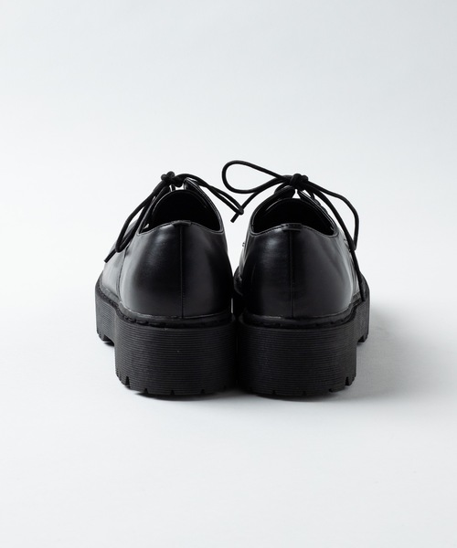 WEGO（ウィゴー）の「WEGO/厚底3ホールシューズ（ドレスシューズ・レディース・ブラック・SMALL/MEDIUM/LARGE）」の5枚目の写真