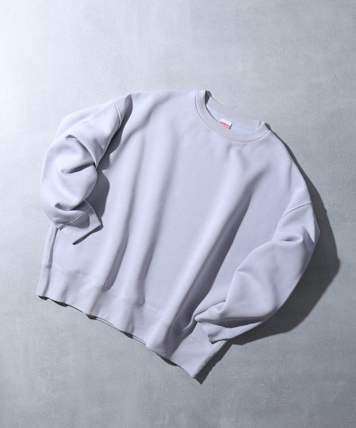 United Athle（ユナイテッドアスレ）の「【United Athle】loose fit nuance color crew neck sweat / ルーズフィット ニュアンスカラー クルーネックスウェット 5627（スウェット・メンズ・ネイビー/グレー/ブラック/ホワイト/ライトパープル/サンドベージュ/スモーキーグリーン系/パープル・M/L/XL）」の8枚目の写真