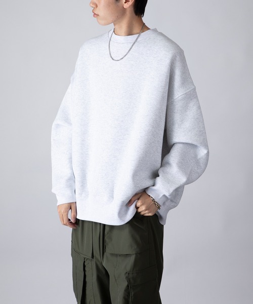 セール】【United Athle】loose fit nuance color crew neck sweat