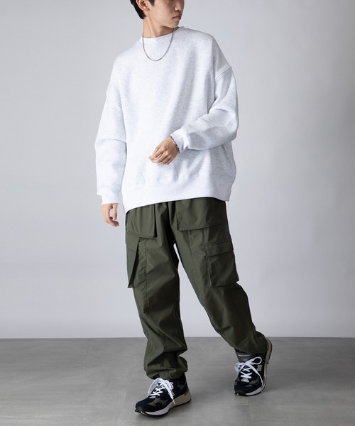 セール】【United Athle】loose fit nuance color crew neck sweat