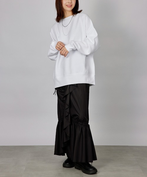 United Athle（ユナイテッドアスレ）の「【United Athle】loose fit nuance color crew neck sweat / ルーズフィット ニュアンスカラー クルーネックスウェット 5627（スウェット・メンズ・ネイビー/グレー/ブラック/ホワイト/ライトパープル/サンドベージュ/スモーキーグリーン系/パープル・M/L/XL）」の13枚目の写真