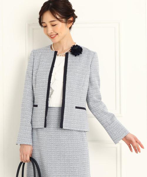 セール ノーカラージャケット ジャケット アウター フォーマル 入卒 ママスーツ ノーブルツィードジャケット ノーカラージャケット フォーマル 入卒 ママスーツ Reflect リフレクト のファッション ブランドの古着 セール ノーカラージャケット ジャケット アウター フォーマル 入卒 ママスーツ ノーブルツィードジャケット ノーカラージャケット フォーマル 入卒 ママスーツ Reflect リフレクト のファッション ブランドの古着