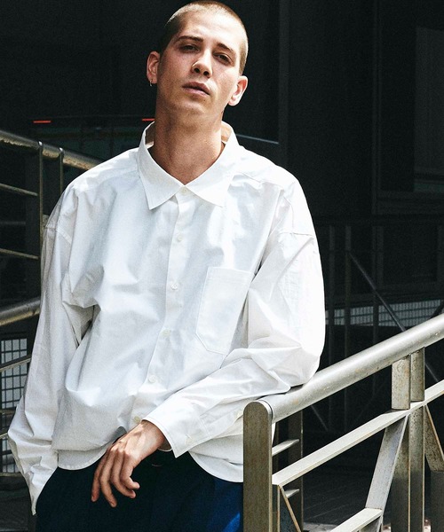 CHORD NUMBER EIGHT（コードナンバーエイト）の「TYPEWRITER BALLOON SHIRT（シャツ/ブラウス・メンズ・ブラック/ベージュ/チャコールグレー/カーキ/ホワイト・S/M/L）」の2枚目の写真