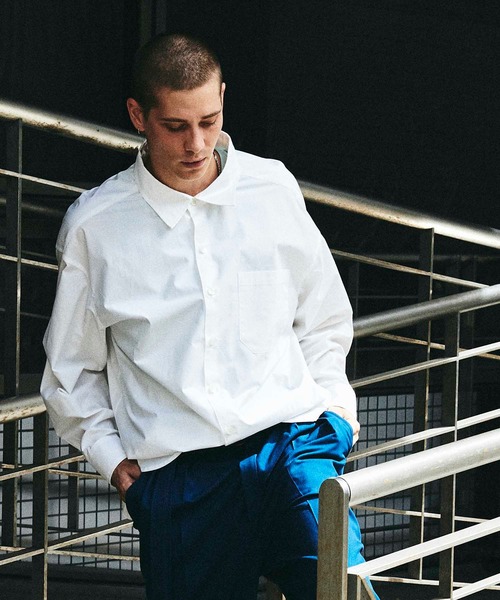 CHORD NUMBER EIGHT（コードナンバーエイト）の「TYPEWRITER BALLOON SHIRT（シャツ/ブラウス・メンズ・ブラック/ベージュ/チャコールグレー/カーキ/ホワイト・S/M/L）」の17枚目の写真