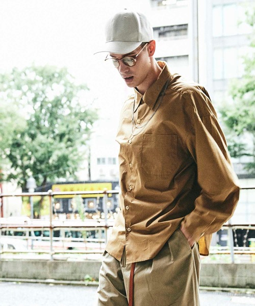 CHORD NUMBER EIGHT（コードナンバーエイト）の「TYPEWRITER BALLOON SHIRT（シャツ/ブラウス・メンズ・ブラック/ベージュ/チャコールグレー/カーキ/ホワイト・S/M/L）」の7枚目の写真