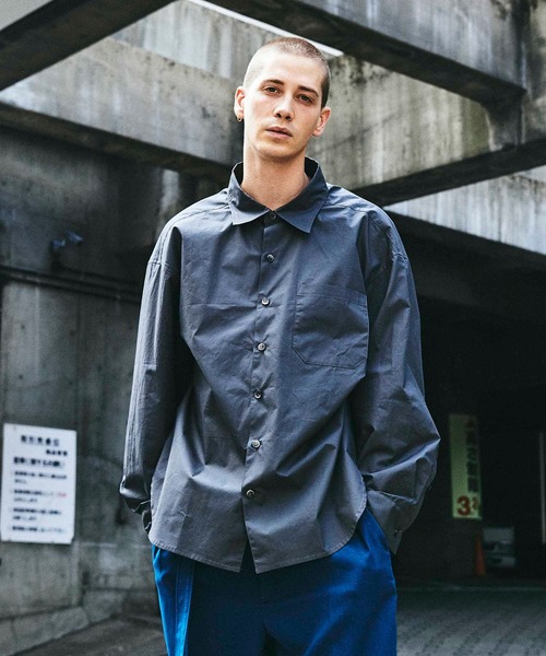 CHORD NUMBER EIGHT（コードナンバーエイト）の「TYPEWRITER BALLOON SHIRT（シャツ/ブラウス・メンズ・ブラック/ベージュ/チャコールグレー/カーキ/ホワイト・S/M/L）」の8枚目の写真