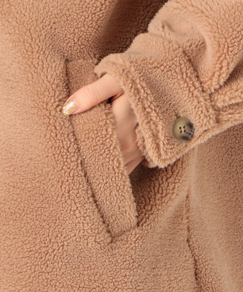 archives（アルシーヴ）の「ボアCPOジャケット（その他アウター・レディース・アイボリー/モカ/ミント・MEDIUM）」の12枚目の写真