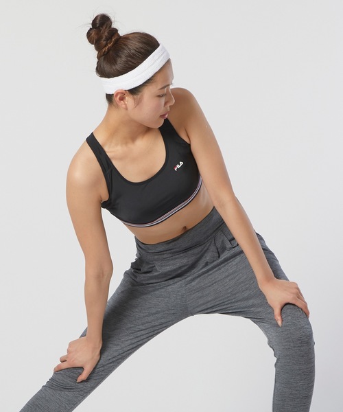 FILA（フィラ）の「【FILA:フィラ】水陸両用ブラトップ / スポーツブラ / 水陸両用アンダー フィットネス ジム ヨガ マリンスポーツ アウトドア（スポーツブラ・レディース・ネイビー/ブラック/ピンク/ターコイズブルー/イエロー/ホワイト・SMALL/MEDIUM/LARGE/X-LARGE）」の17枚目の写真