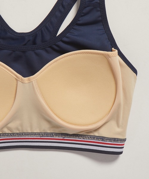 FILA（フィラ）の「【FILA:フィラ】水陸両用ブラトップ / スポーツブラ / 水陸両用アンダー フィットネス ジム ヨガ マリンスポーツ アウトドア（スポーツブラ・レディース・ネイビー/ブラック/ピンク/ターコイズブルー/イエロー/ホワイト・SMALL/MEDIUM/LARGE/X-LARGE）」の8枚目の写真