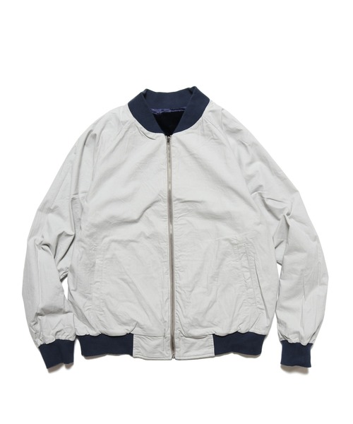 CAL O LINE（キャルオーライン）の「CAL O LINE/キャルオーライン VELOUR BLOUSON リバーシブルベロアブルゾン（ブルゾン・メンズ・ネイビー・M/L）」の4枚目の写真