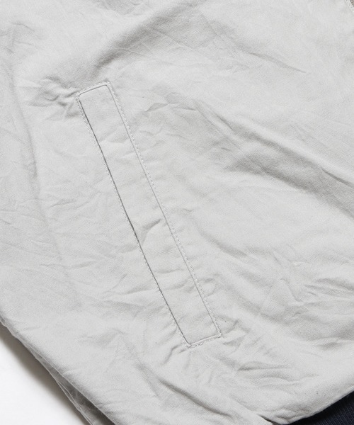 CAL O LINE（キャルオーライン）の「CAL O LINE/キャルオーライン VELOUR BLOUSON リバーシブルベロアブルゾン（ブルゾン・メンズ・ネイビー・M/L）」の14枚目の写真