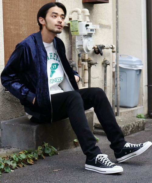 CAL O LINE（キャルオーライン）の「CAL O LINE/キャルオーライン VELOUR BLOUSON リバーシブルベロアブルゾン（ブルゾン・メンズ・ネイビー・M/L）」の10枚目の写真