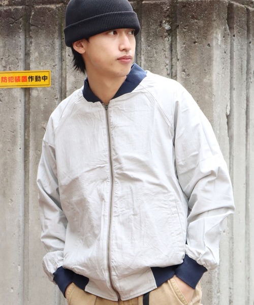 CAL O LINE（キャルオーライン）の「CAL O LINE/キャルオーライン VELOUR BLOUSON リバーシブルベロアブルゾン（ブルゾン・メンズ・ネイビー・M/L）」の19枚目の写真