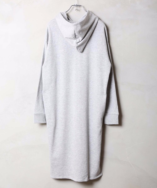 OUTDOOR PRODUCTS APPAREL(アウトドアプロダクツアパレル)の「【OUTDOOR PRODUCTS】エンボスパーカーワンピース ブランドロゴ(ワンピース・レディース・杢グレー/オレンジ系その他/ミント/アイボリー・MEDIUM/LARGE)」の14枚目の写真