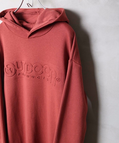 OUTDOOR PRODUCTS APPAREL(アウトドアプロダクツアパレル)の「【OUTDOOR PRODUCTS】エンボスパーカーワンピース ブランドロゴ(ワンピース・レディース・杢グレー/オレンジ系その他/ミント/アイボリー・MEDIUM/LARGE)」の21枚目の写真