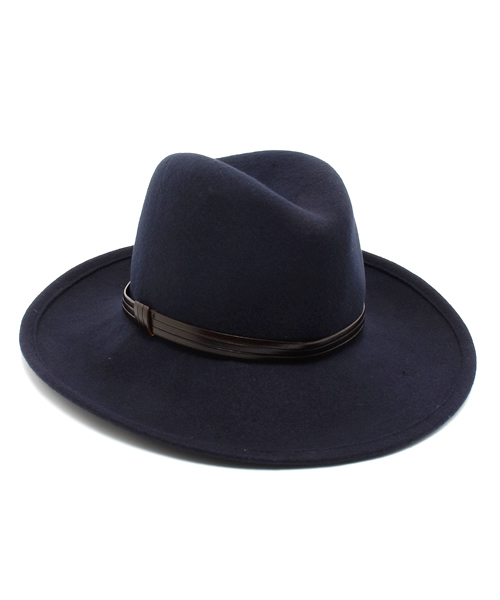 ROSE BUD（ローズバッド）の「(HATS & DREAMS)46264/E/174 FELT HAT（ハット・レディース・ブラック/オリーブ/ネイビー/ブルー系その他・ONE SIZE）」の3枚目の写真