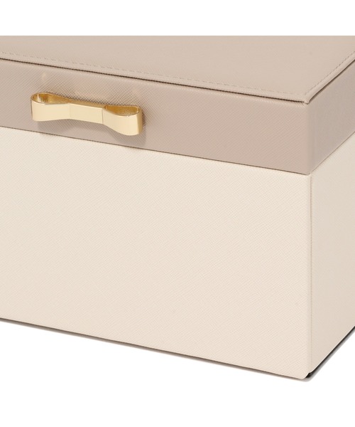 Francfranc ジュエリーボックス　Lサイズ バイカラー ジュエリーボックス S ベージュ（収納グッズ）｜Francfranc