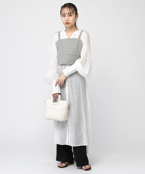 mystic（ミスティック）の「NEW モクロディビスチェ（ベスト・レディース・ブラック/グリーン/アイボリー/モカ・FREE）」の7枚目の写真