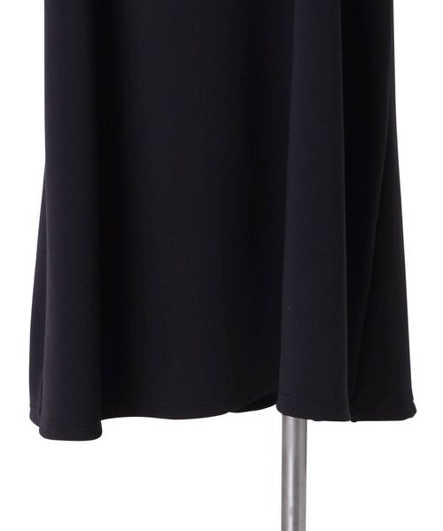 UN3D. タックテントワンピース ブラック