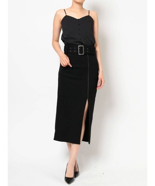 RESEXXY（リゼクシー）の「レイヤードZIPタイトスカート（スカート・レディース・ブラック/ベージュ/ブラウン・FREE）」の18枚目の写真