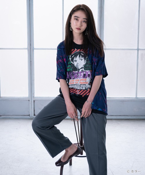 エヴァンゲリオン　シンジ　ロングスリーブTシャツ Shinji T / シンジT【エヴァンゲリオンコラボレーションアイテム】（T