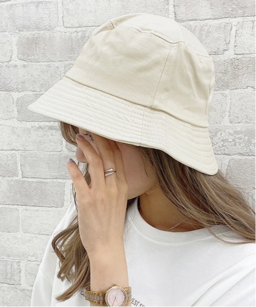 apres jour mignon(アプレジュールミニョン)の「【apresjour mignon×ARIAZ】バケットハット(ハット)」|ライトベージュ