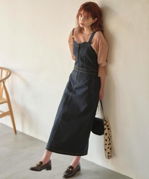 セール チュールドッキングデニムフレアジャンスカワンピース ワンピース Kobe Lettuce コウベレタス のファッション通販 Zozotown