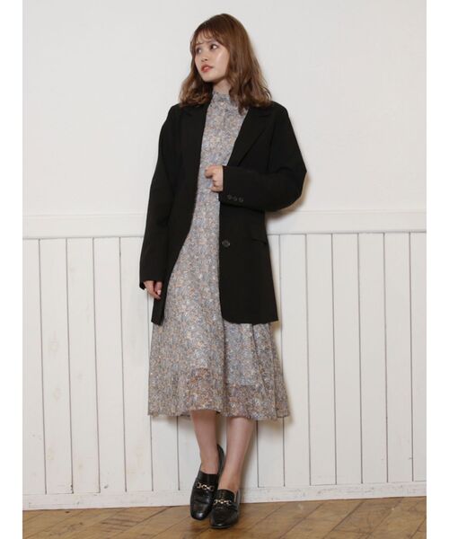 dazzlin（ダズリン）の「クラシックテーラードジャケット（テーラードジャケット・レディース・ブラック/ベージュ/グレー・FREE）」の5枚目の写真