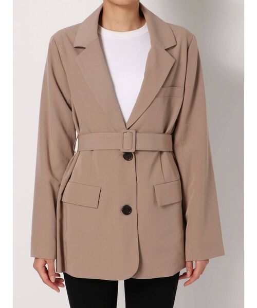 dazzlin（ダズリン）の「クラシックテーラードジャケット（テーラードジャケット・レディース・ブラック/ベージュ/グレー・FREE）」の8枚目の写真