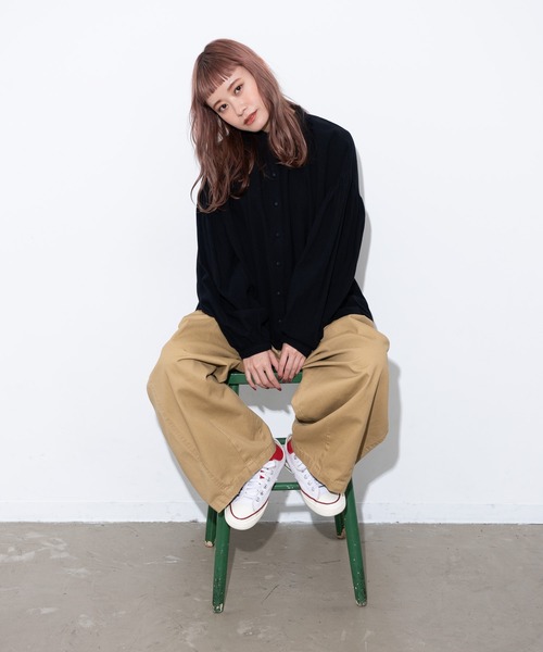 MERLOT（メルロー）の「ヴィンテージ袖バルーンブラウス（シャツ/ブラウス・レディース・ホワイト/ブラック/ナチュラル・FREE）」の13枚目の写真