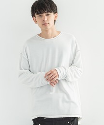ポンチ ステッチ配色 ビッグロンT