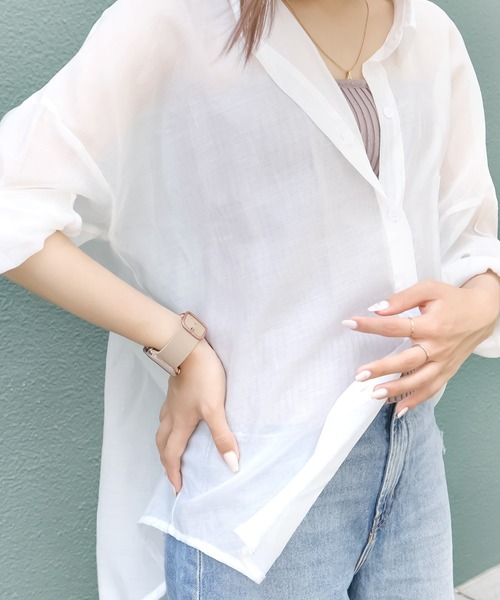 Urban Coral（アーバンコーラル）の「Apple Watch Band / アップルウォッチ バンド メタル  レザー / Urban Coral（デジタル腕時計・レディース・ブラック/シルバー×ブラック/シルバー/ゴールド/ピンクゴールド/シルバー系その他/シルバー×ゴールド/ブルー/ピンク/グレー系その他/ゴールド系その他/シャンパン/ゴールド系/ベージュ系/シルバー系/ブラック系/ライトグレー系2/ピンク系2/パープル系1/ピンク系1/ライトグリーン系1/レッド系2/アイボリー系1/レッド系1/ローズ系2/ベージュ系2/ブラウン系2/ベージュ系1/ブルー系1/グレー系1/ブラウン系1/ライトグレー系1/グレー系2/ローズ系1/ブラック系3/ホワイト系3/グレー系3/ベージュ系3/パープル系3/グレー系4/オレンジ系3/ピンク系4/ピンク系3/ベージュ系4/ブルー系3/レッド系3/パープル系4/ピンク系/オレンジ系4/ブラウン系3/ベージュ系その他5/ローズ系3/グレー系6/グレー系5・40mm/44mm）」の9枚目の写真