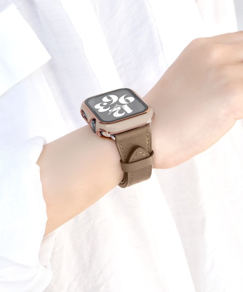 Urban Coral（アーバンコーラル）の「Apple Watch Band / アップルウォッチ バンド メタル  レザー / Urban Coral（デジタル腕時計・レディース・ブラック/シルバー×ブラック/シルバー/ゴールド/ピンクゴールド/シルバー系その他/シルバー×ゴールド/ブルー/ピンク/グレー系その他/ゴールド系その他/シャンパン/ゴールド系/ベージュ系/シルバー系/ブラック系/ライトグレー系2/ピンク系2/パープル系1/ピンク系1/ライトグリーン系1/レッド系2/アイボリー系1/レッド系1/ローズ系2/ベージュ系2/ブラウン系2/ベージュ系1/ブルー系1/グレー系1/ブラウン系1/ライトグレー系1/グレー系2/ローズ系1/ブラック系3/ホワイト系3/グレー系3/ベージュ系3/パープル系3/グレー系4/オレンジ系3/ピンク系4/ピンク系3/ベージュ系4/ブルー系3/レッド系3/パープル系4/ピンク系/オレンジ系4/ブラウン系3/ベージュ系その他5/ローズ系3/グレー系6/グレー系5・40mm/44mm）」の10枚目の写真