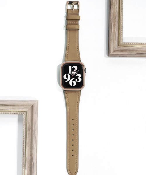 Urban Coral（アーバンコーラル）の「Apple Watch Band / アップルウォッチ バンド メタル  レザー / Urban Coral（デジタル腕時計・レディース・ブラック/シルバー×ブラック/シルバー/ゴールド/ピンクゴールド/シルバー系その他/シルバー×ゴールド/ブルー/ピンク/グレー系その他/ゴールド系その他/シャンパン/ゴールド系/ベージュ系/シルバー系/ブラック系/ライトグレー系2/ピンク系2/パープル系1/ピンク系1/ライトグリーン系1/レッド系2/アイボリー系1/レッド系1/ローズ系2/ベージュ系2/ブラウン系2/ベージュ系1/ブルー系1/グレー系1/ブラウン系1/ライトグレー系1/グレー系2/ローズ系1/ブラック系3/ホワイト系3/グレー系3/ベージュ系3/パープル系3/グレー系4/オレンジ系3/ピンク系4/ピンク系3/ベージュ系4/ブルー系3/レッド系3/パープル系4/ピンク系/オレンジ系4/ブラウン系3/ベージュ系その他5/ローズ系3/グレー系6/グレー系5・40mm/44mm）」の16枚目の写真