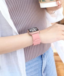 Apple Watch Band / アップルウォッチ バンド メタル レザー / Urban Coral