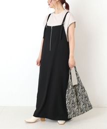 Simplicite | ファスナー付きサロペットスカート◆(ジャンパースカート)