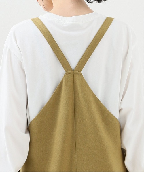 Simplicite(サンプリシテ)の「ファスナー付きサロペットスカート◆(ジャンパースカート・レディース・ブラック/ベージュ/キャメル・FREE)」の21枚目の写真