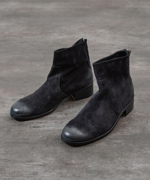 PADRONE/パドローネ】BACK ZIP BOOTS /バックジップブーツ